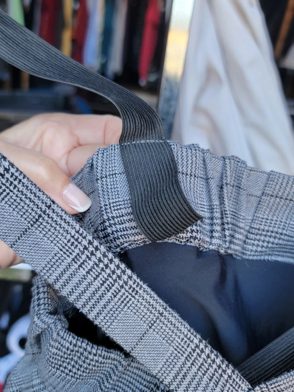 Weissman plaid skirt